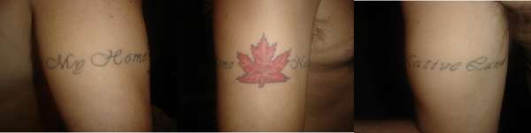 Canadian tattoo