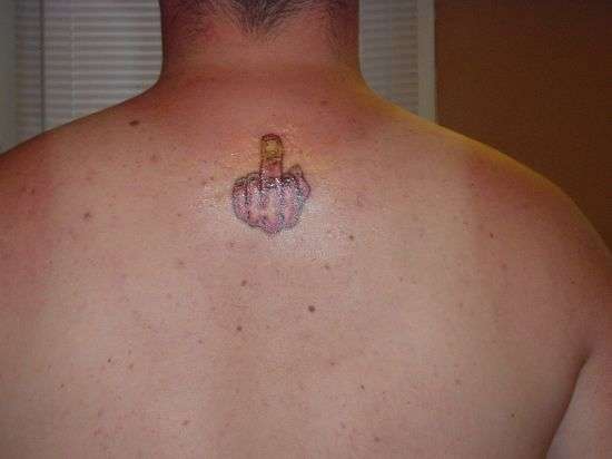 Husband's First tattoo