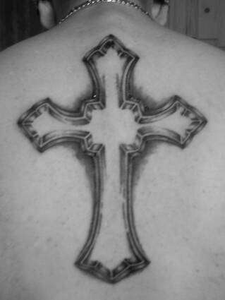 Bug's Cross tattoo