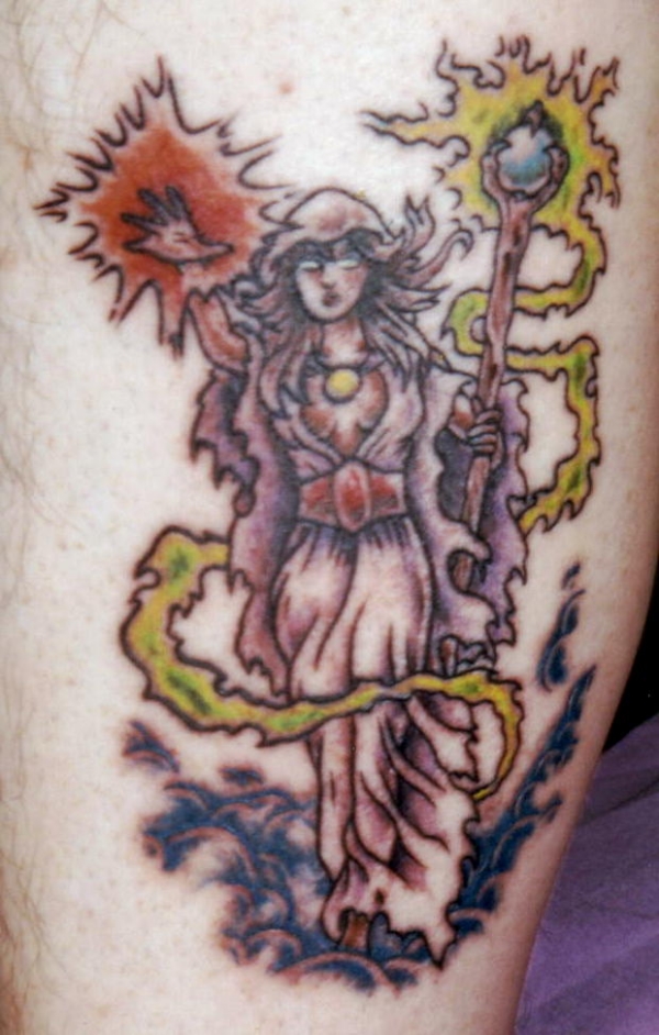 witch tattoo