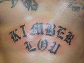 letters tattoo