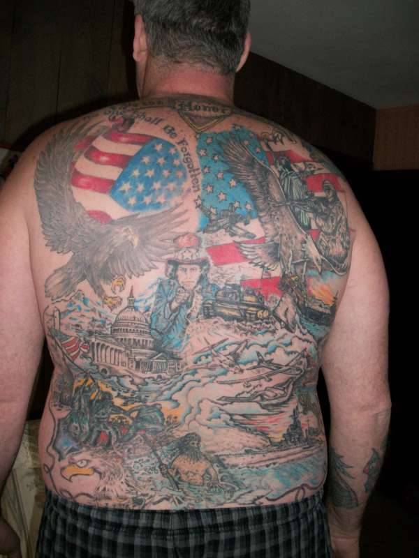 my back- tribute tattoo