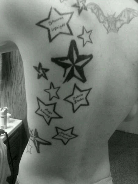 stars tattoo