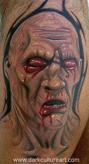 zombie tattoo