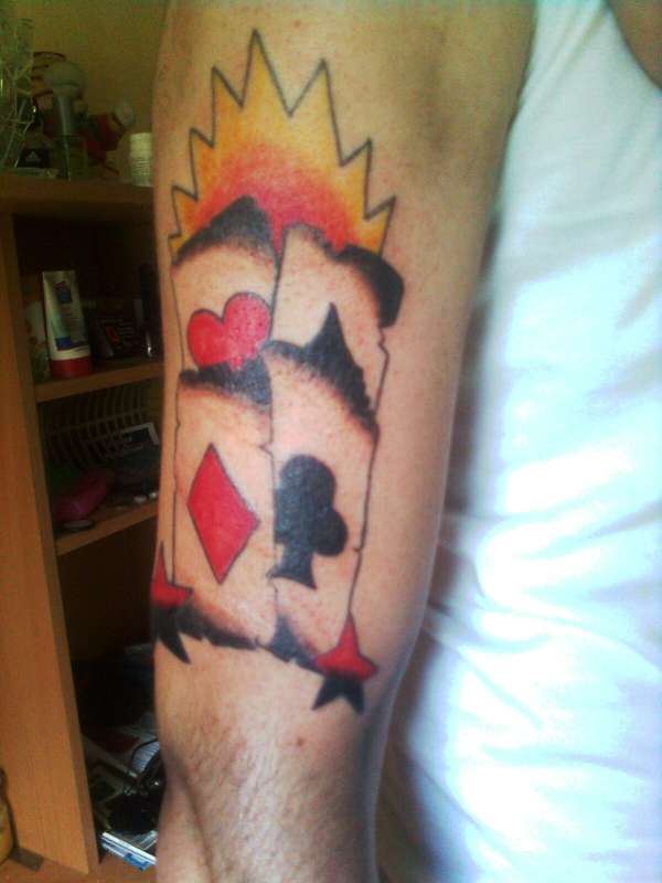 cards tattoo