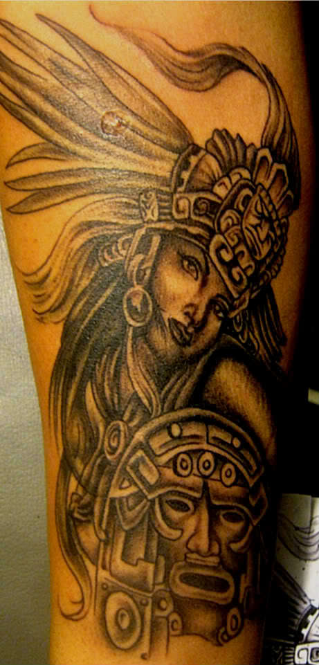 AZTEC GIRL tattoo