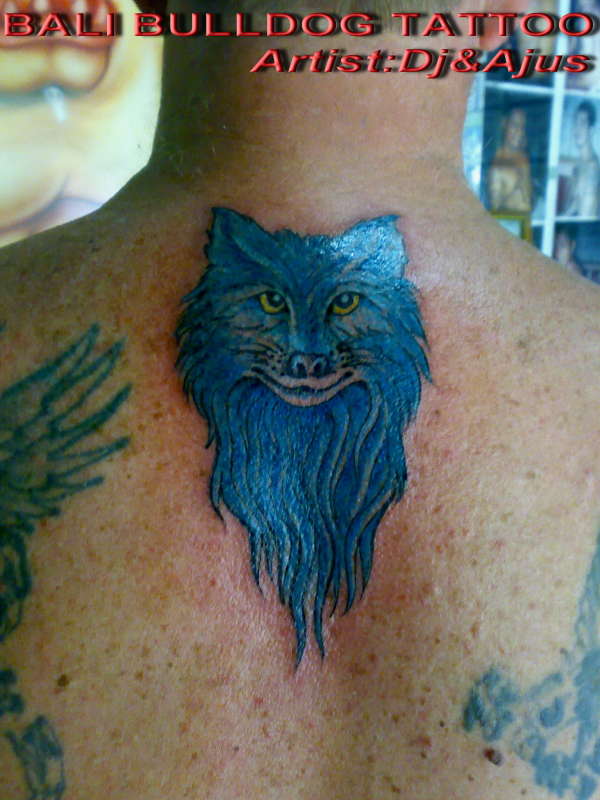 BLUE WOLF tattoo