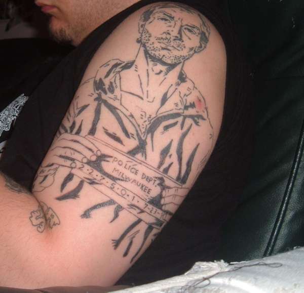 Jeffrey Dahmer tattoo