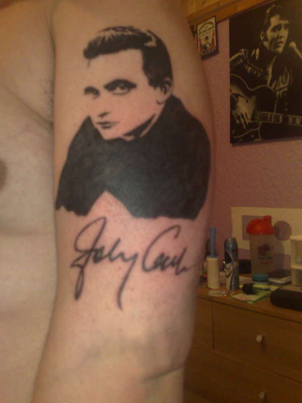 Johnny Cash RIP tattoo