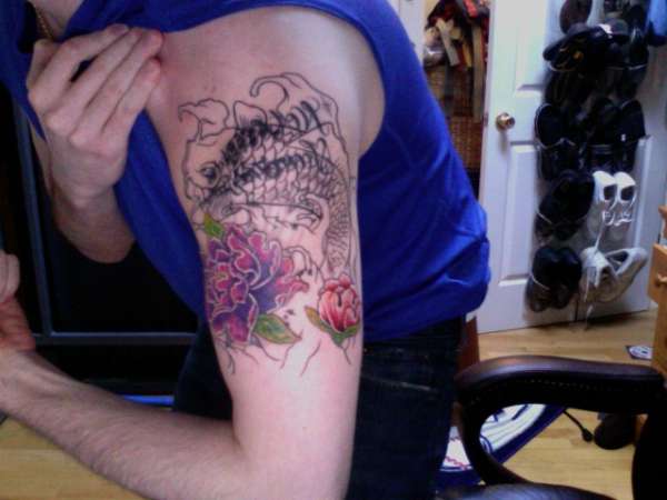Koi Fish Cover up tattoo