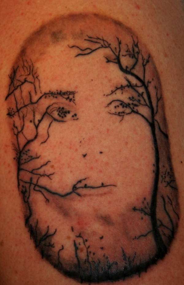 Lady in the Trees tattoo