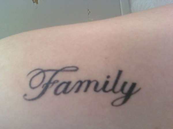 Lettering tattoo