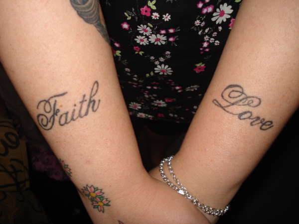 Love & Faith tattoo