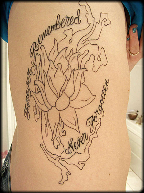 Memorial Lotus Tattoo tattoo