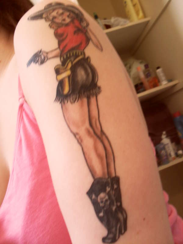 Pin Up Girl tattoo