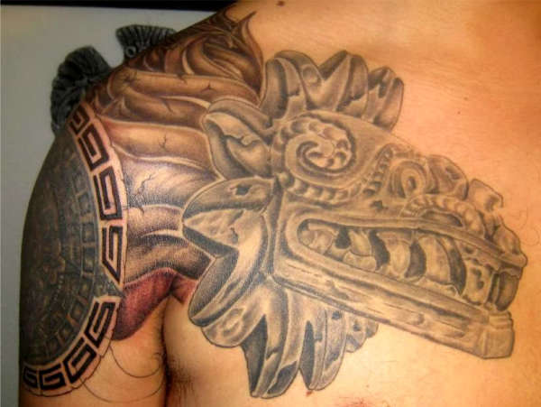 QUETZALCOATL (THE AZTEC FEATHERED SERPENT) tattoo