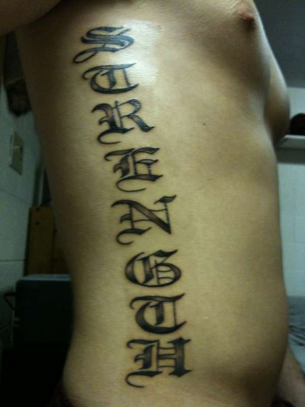 Strength OE tattoo