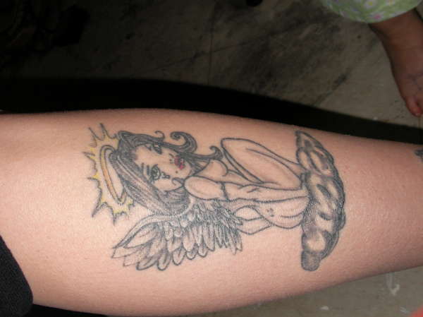 angel tattoo