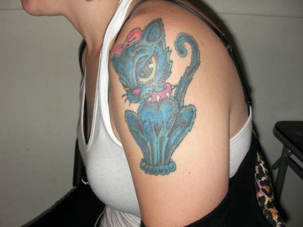 cover up cat tattoo