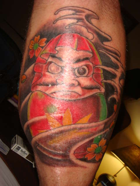 darumha doll tattoo