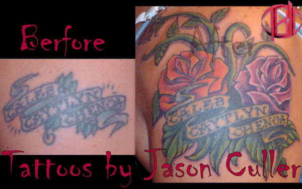 flowers and vines tattoo