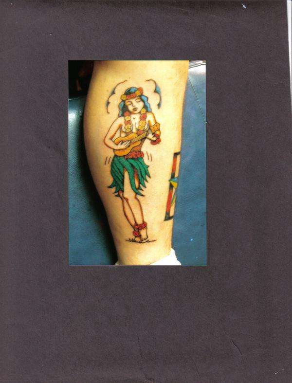 hula girl tattoo
