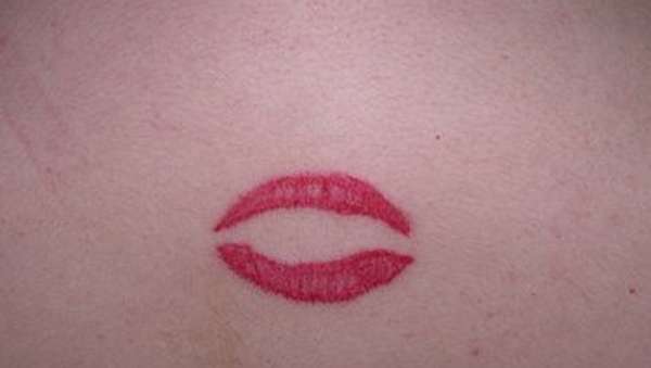 My Best Friends lips tattoo