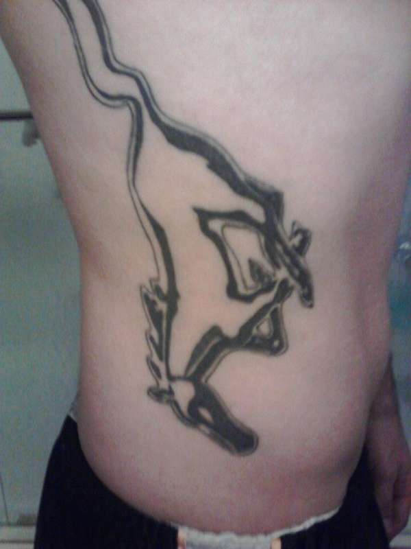 mustang on my side tattoo
