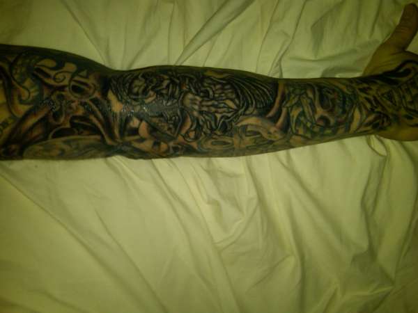 right arm tattoo