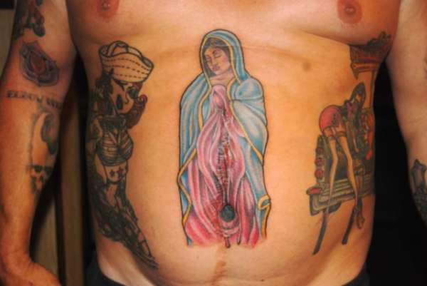 vagina mary tattoo