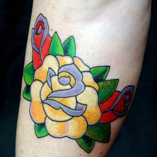 A rose is a rose is..... tattoo