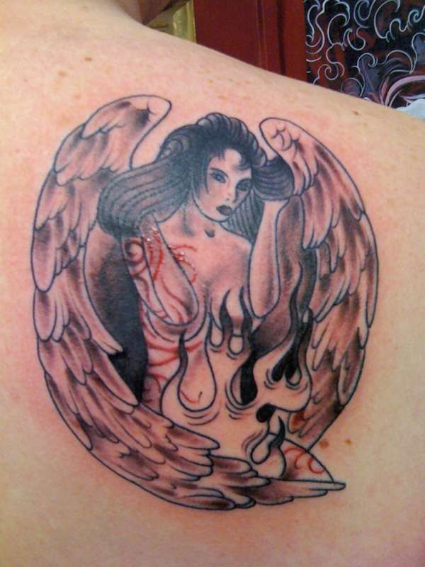 Angel tattoo