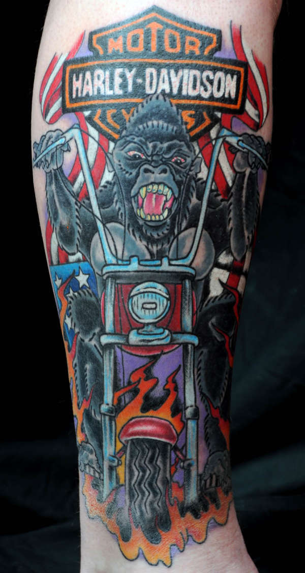 Ape hangar tattoo