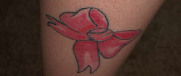 Bow tattoo