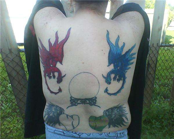 Christines back piece tattoo