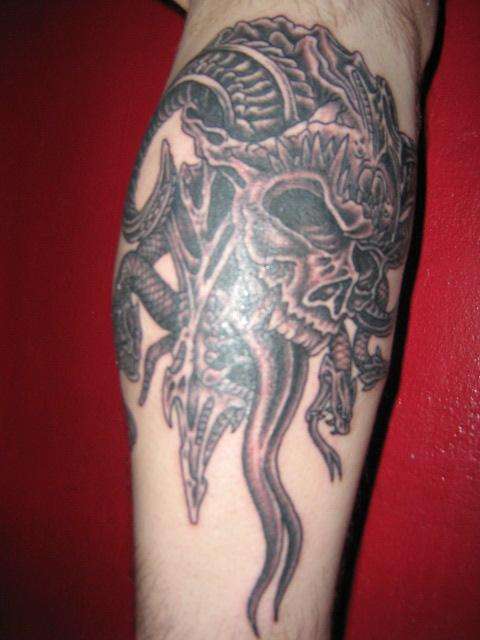 EVIL tattoo