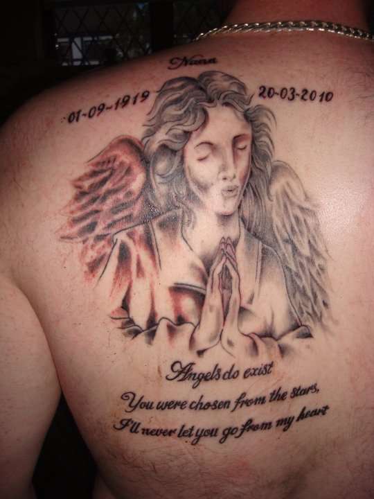 Gaurdian Angel tattoo