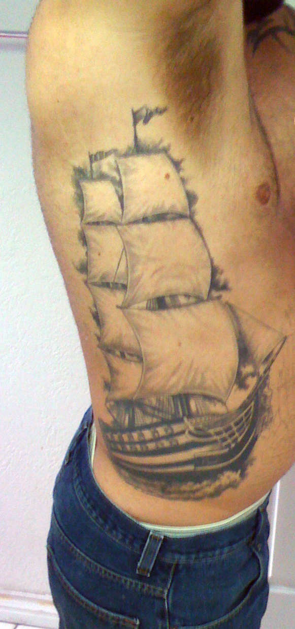 HMS Victory tattoo