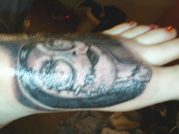 Jack and sally NIghtmare before Christmas tattoo