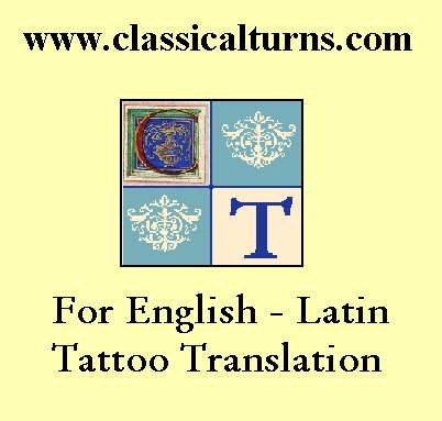 Latin Tattoo Translation tattoo