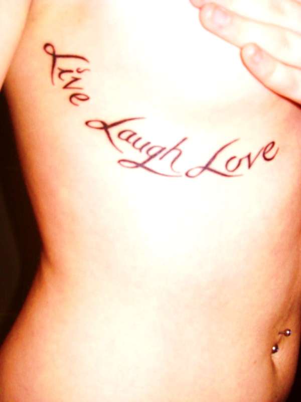 Live, Laugh, Love tattoo