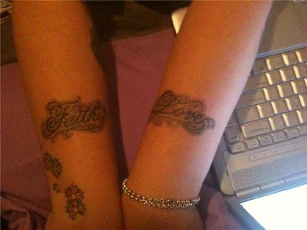 Love Faith tattoo