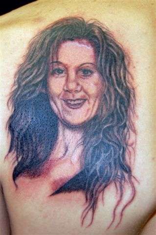 Mom Portrait tattoo