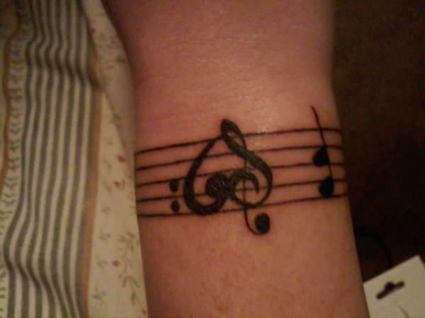 Music tattoo