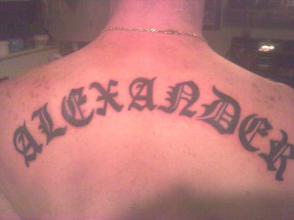 alexander tattoo
