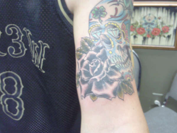 black rose tattoo