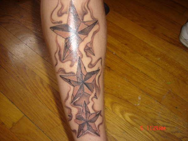 custom stars tattoo