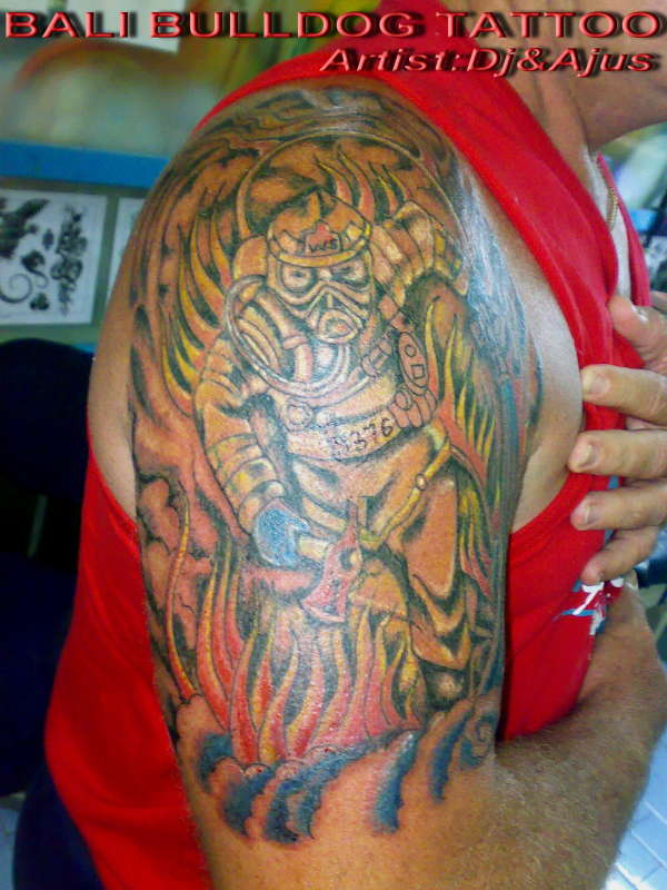 fireman tattoo