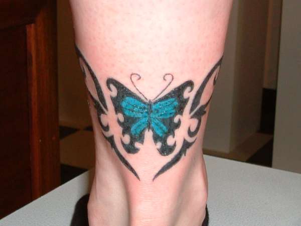 Tribal Butterfly tattoo