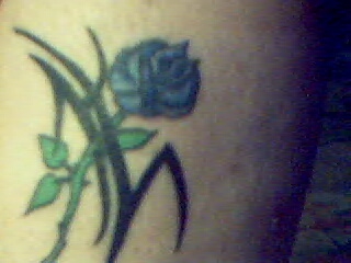 Rose Tribal tattoo